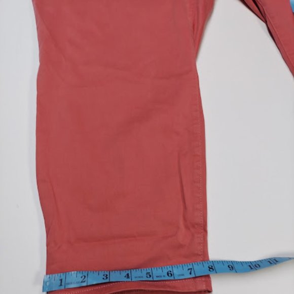 Denim Six Women's Plus Size 28W Faded Rose Capri Pants w/ Cuffs Zip and Button - Picture 7 of 11